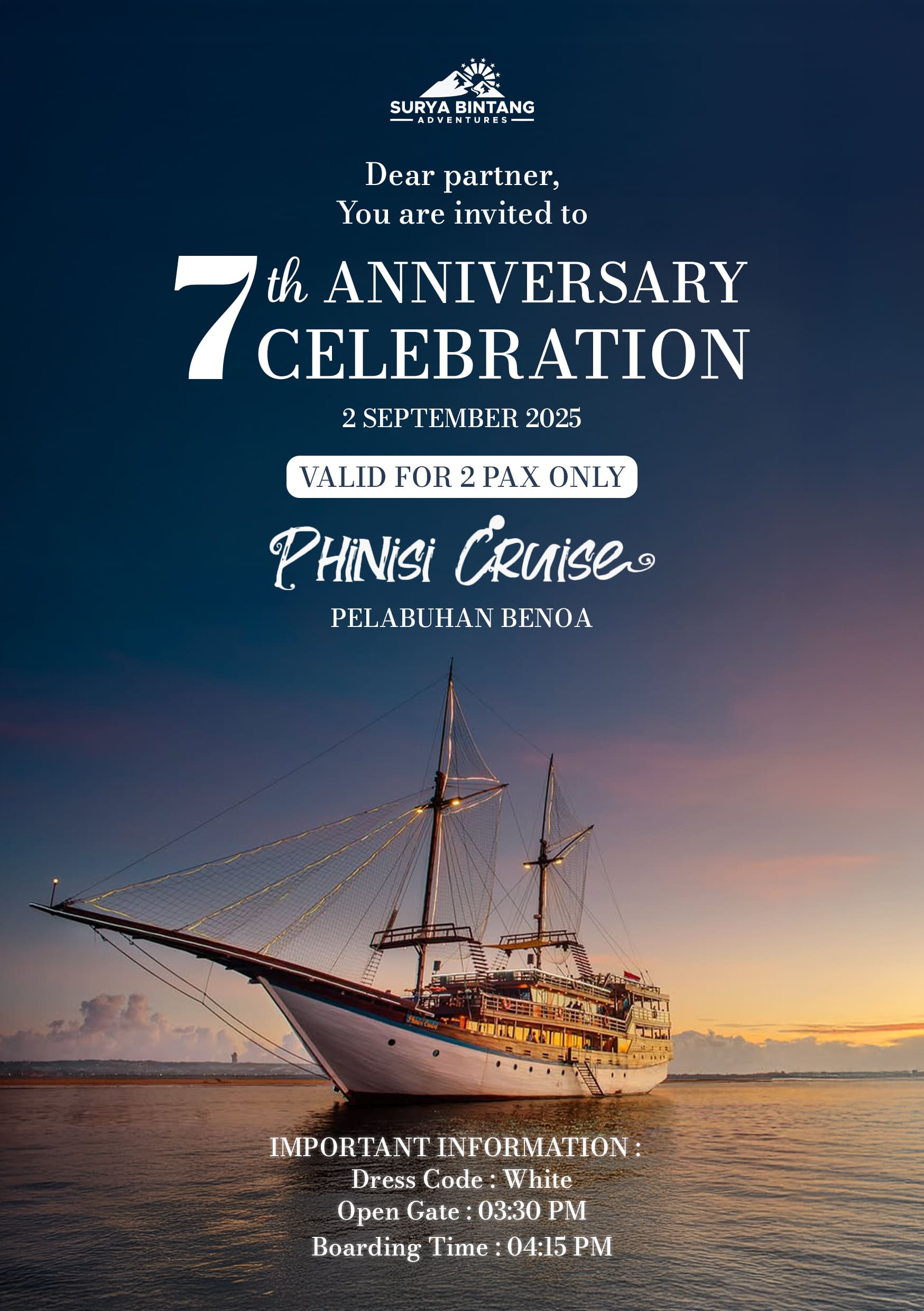 Surya Bintang Adventures Anniversary Poster