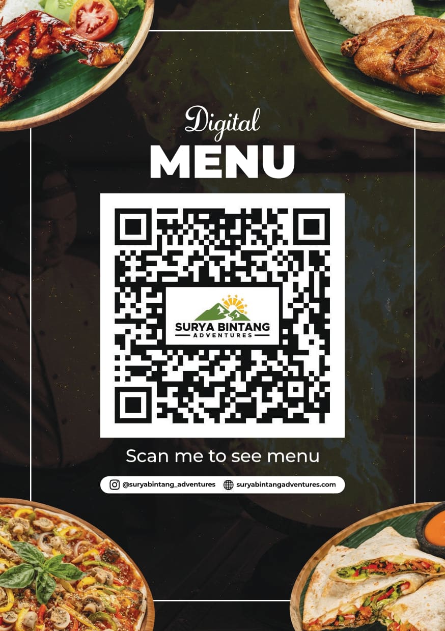 Surya Bintang Adventures Menu QR