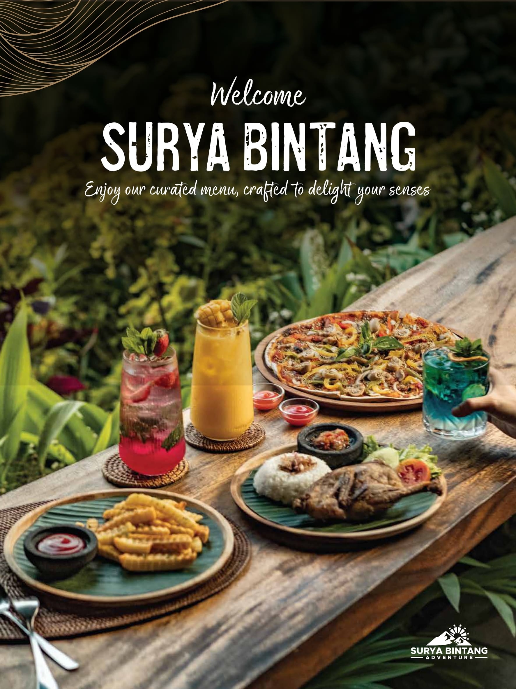 Surya Bintang Adventures Menu Book